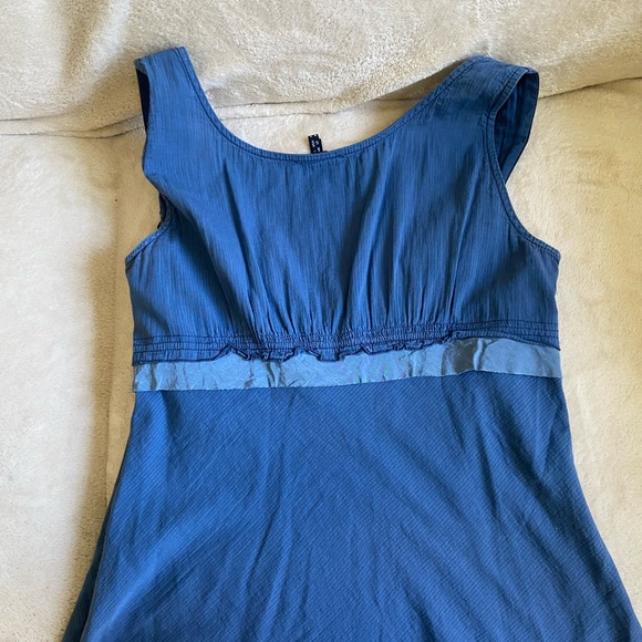 Emporio Armani I-46 US12 blue cotton top Italy - Picture 7 of 8